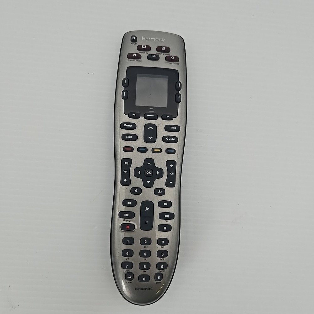 Logitech Harmony 650 Universal Advanced‎ Remote Control - Tested Works Great!